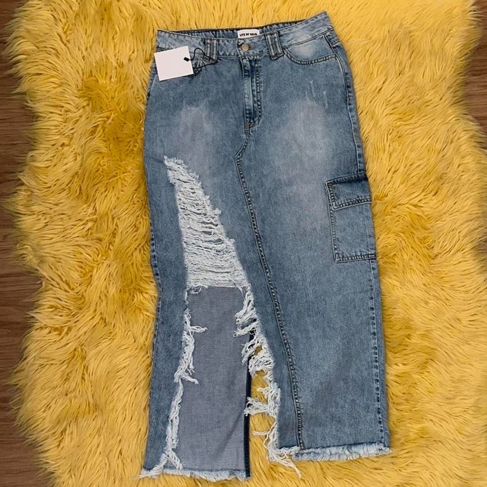 Brand New — Never Worn Denim Skirt